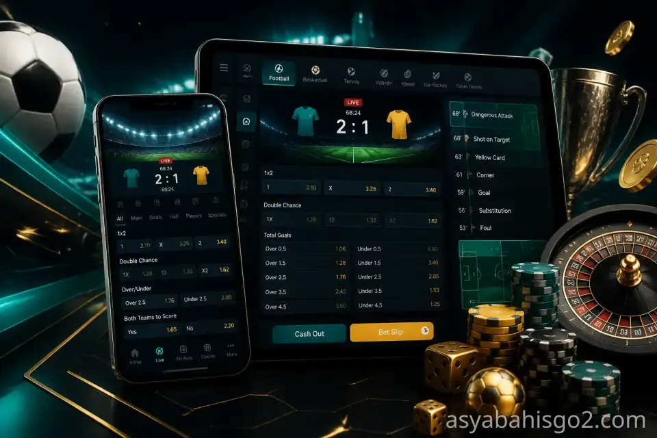 Asyabahis Yeni Güncel Mobil Giriş Görseli